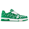 Louis Vuitton LV Trainer Sneaker ¡®Green Monogram¡¯
