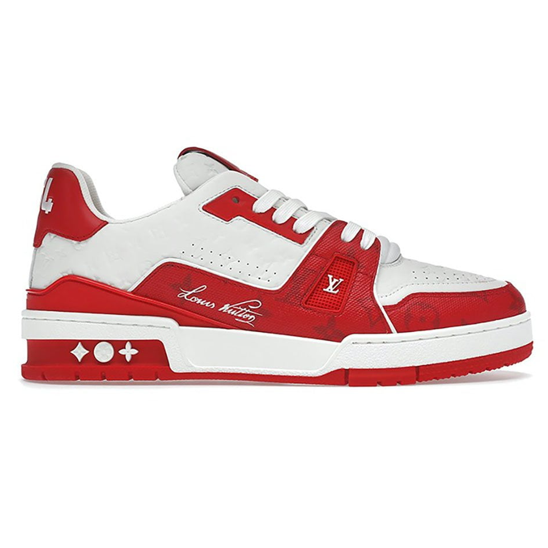 Louis Vuitton LV ¡¯54¡¯ Trainer Red White Sneaker
